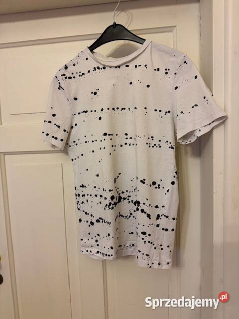 Tshirt koszulka męska M Reserved biała z Częstochowa