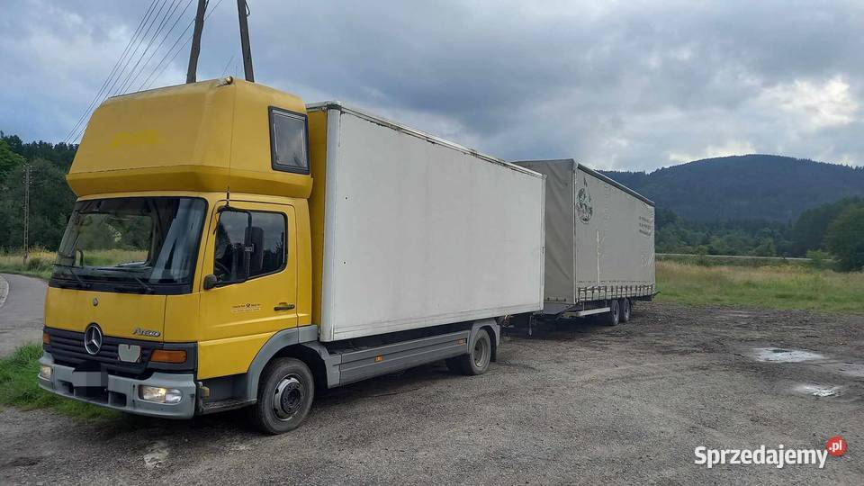 Mercedes Atego kontener winda spanie kurnik sprzedam