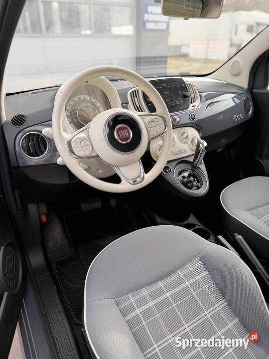 Fiat 500 12 automat 68k przebieg wersja Lounge Warszawa
