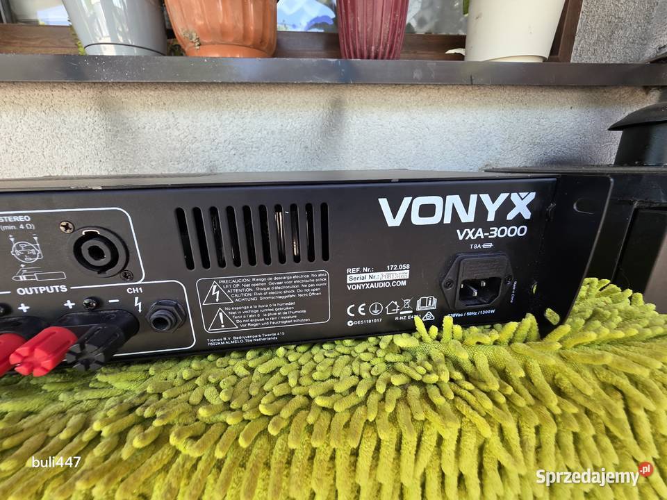 końcówka mocy vonyx vxa3000 2x1500w Chełm Śląski