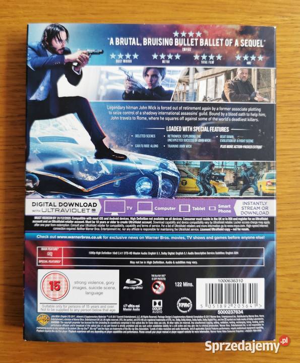 John Wick Chapter 2 John Wick 2 Bluray En 2017 Blu-ray