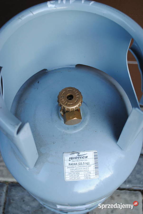 Butla na gaz freon szara gruba ścianka waga gazu Turka