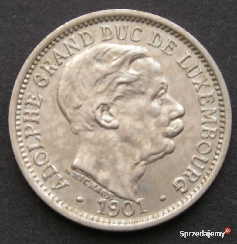 Luksemburg 10 centimes 1901 Łódź