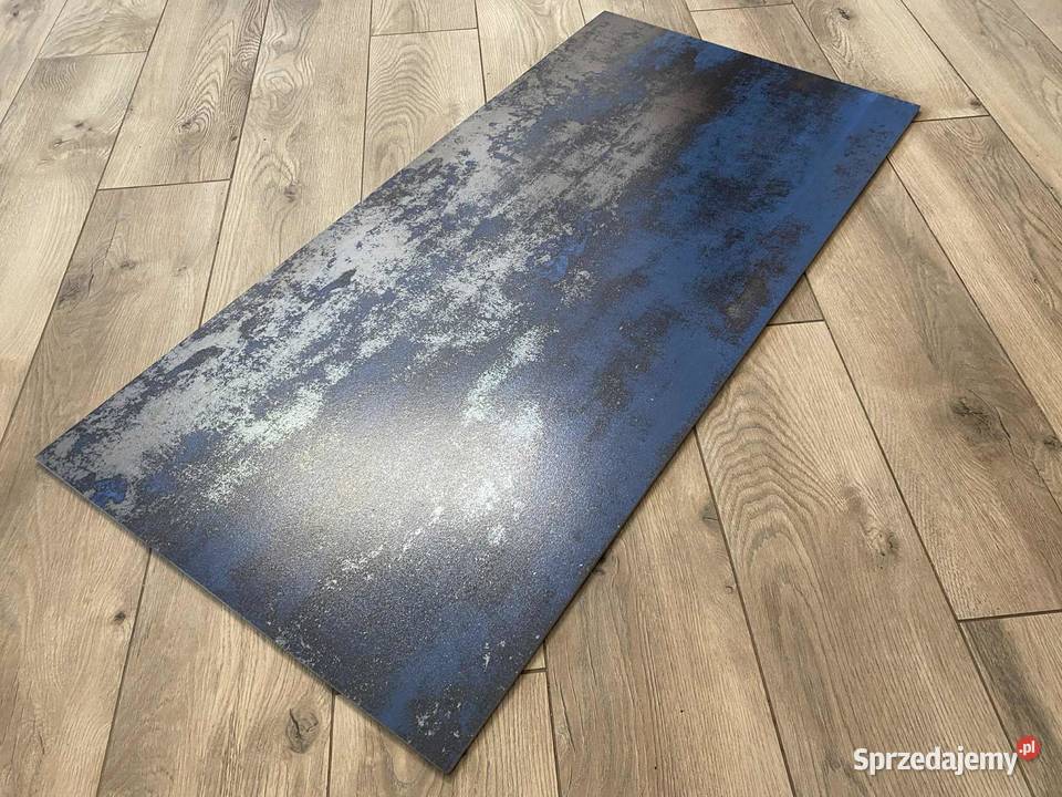 OKAZJA Nietuzinkowy Gres FLAT BLUE METALIC Mszczonów