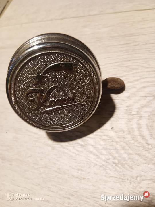 Stary dzwonek rowerowy Komet Sława