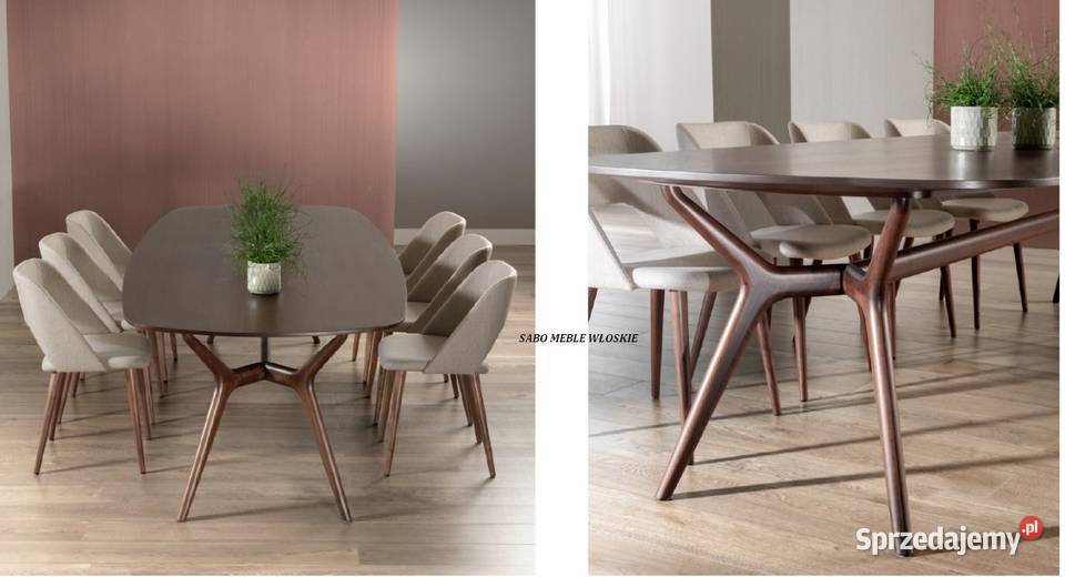 Nowoczesny stół drewniany włoski z drzewa podkarpackie Przemyśl