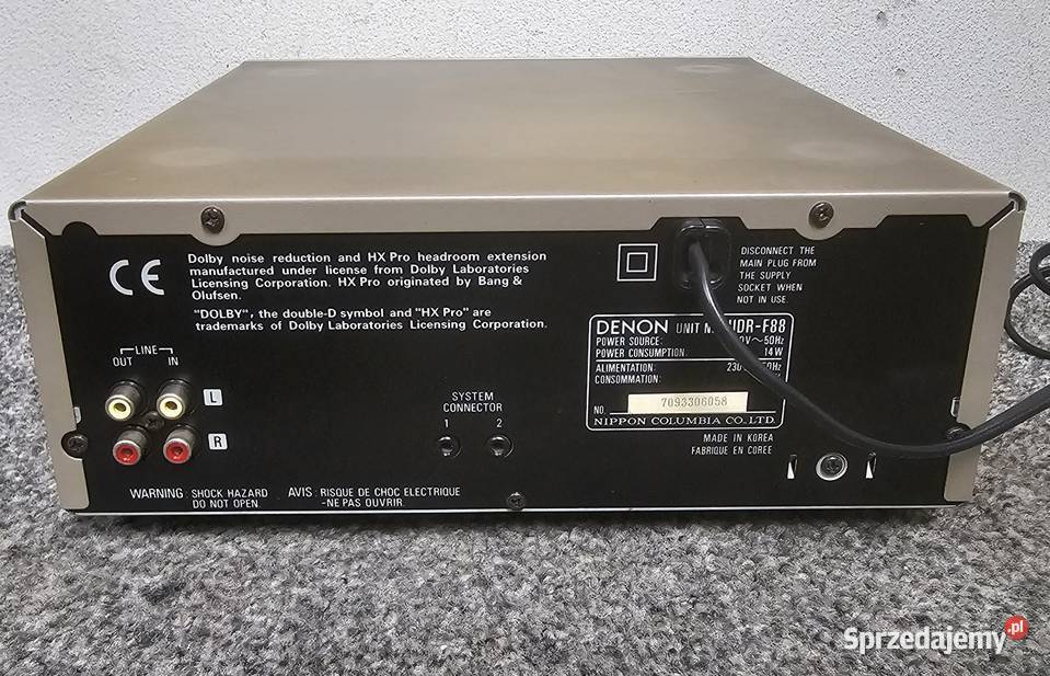 Magnetofon kasetowy DENON UDRF88 wysyłka Kraków sprzedam