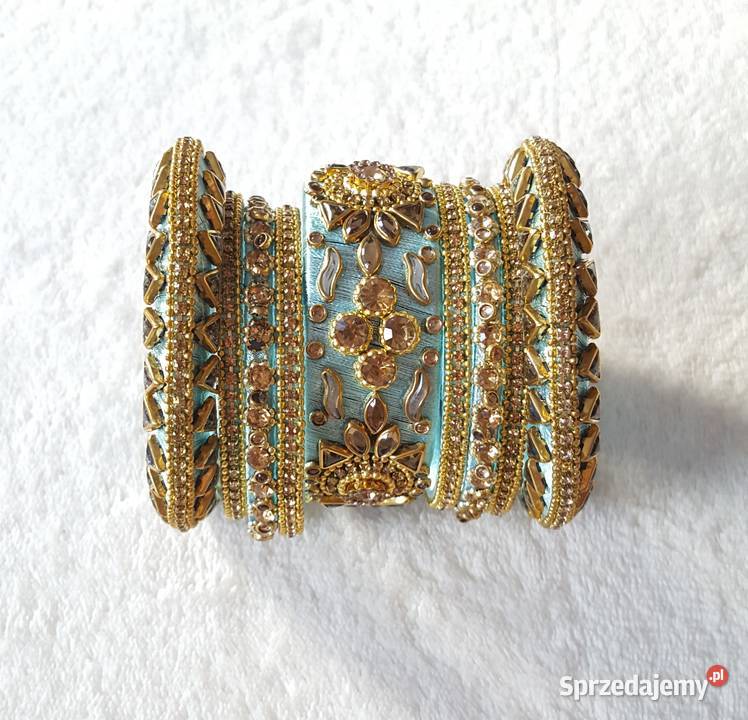 Indyjskie orientalne bransoletki bangle turkus zachodniopomorskie Szczecin