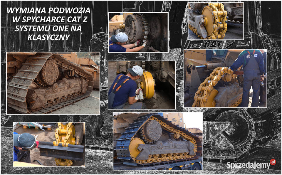 CAT D4 D5 D6 Podwozie łańcuchy koła zębate śruby Koziegłowy sprzedam