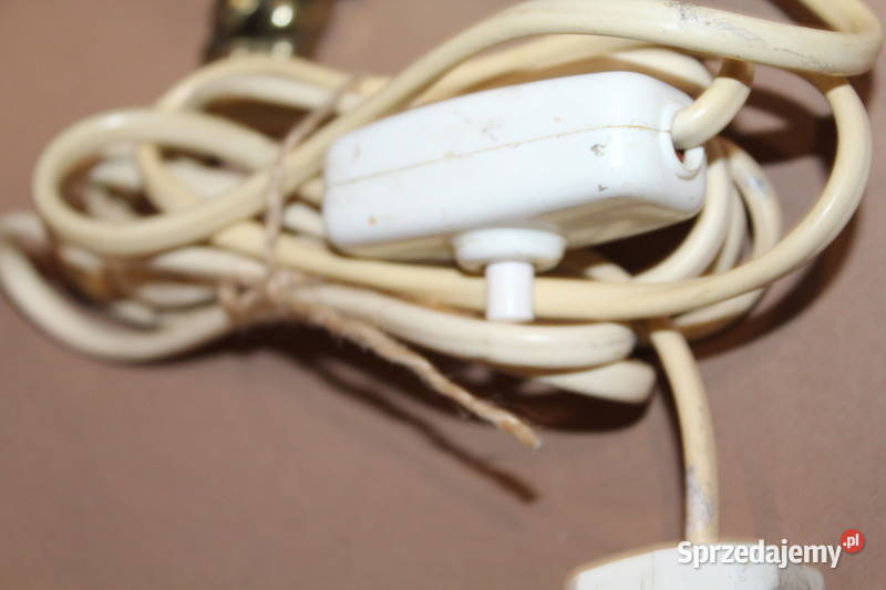 Lampa mosiężna ze skórzanymi abażurami 870 FiaF Oświetlenie zachodniopomorskie