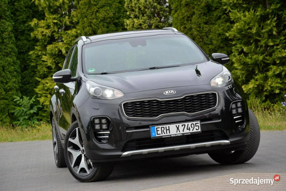 Kia Sportage GTLine Radar Navi Kamera Panorama Rok produkcji 2017 Ostrów Mazowiecka sprzedam