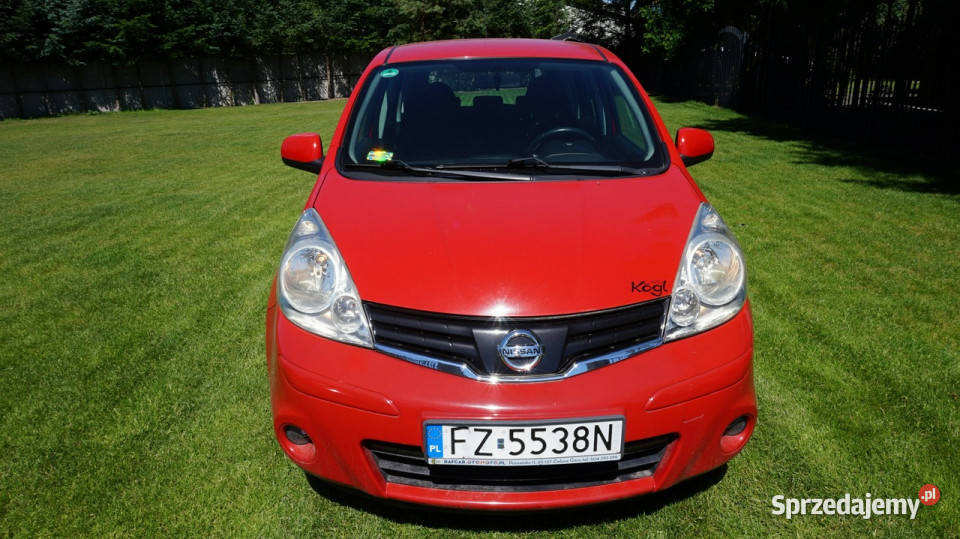 Nissan Note zarejestrowany ubezpieczony czujnik deszczu Zielona Góra