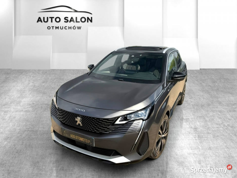 Peugeot 3008 GT kamery skóra MASAZE nawi FUL LED relingi dachowe