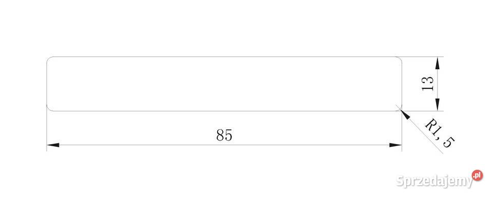 SZTACHETA PEŁNA SEQO AA85H13 gładka szczotkowana Ostrzeszów