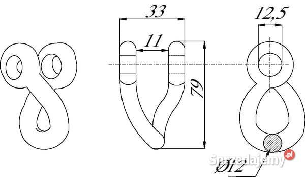 Uchwyt noża bijakowego Strong Herder 92802005 Kamionna