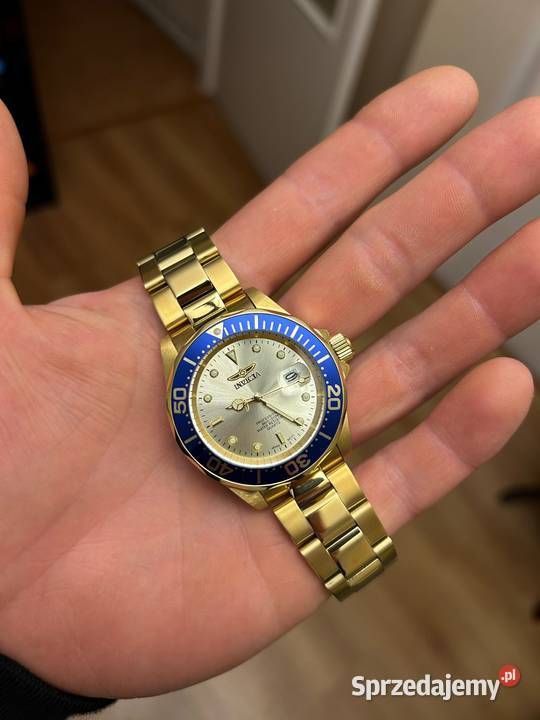 Zegarek Invicta Pro Diver w złotym kolorze nowy Poznań
