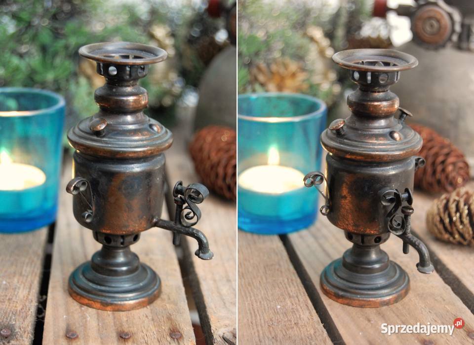 Samowar miniatura figurka metaloplastyka Rosja Lublin sprzedam