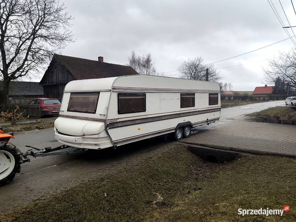 Przyczepa HOBBY 750 Stacjonarna Na działkę WC Wodzisław