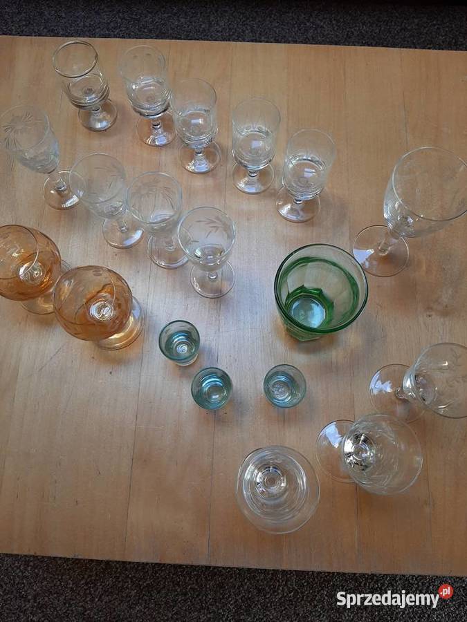 kieliszki różne śląskie Częstochowa sprzedam