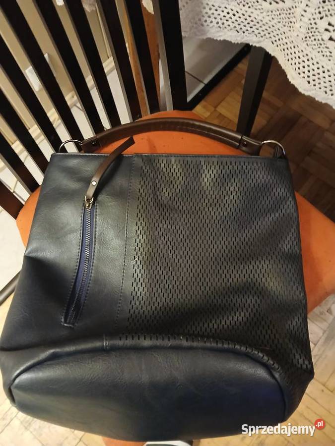 Torba damska przygaszony granat Dla kobiet Łódź