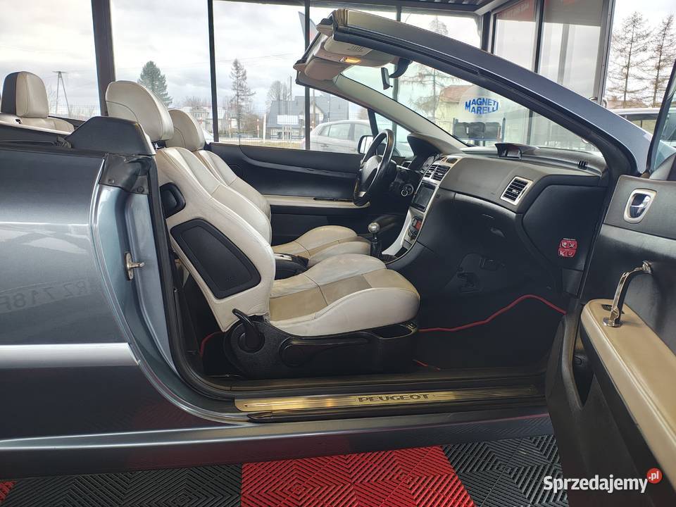PEUGEOUT 307CC CABRIO 16BENZYNA BIAŁE SKÓRY Zarszyn