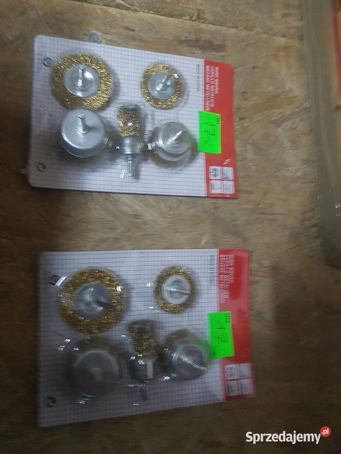 SZCZOTKI DRUCIANE WIERTARKI 5 Sztuk Głogowa sprzedam