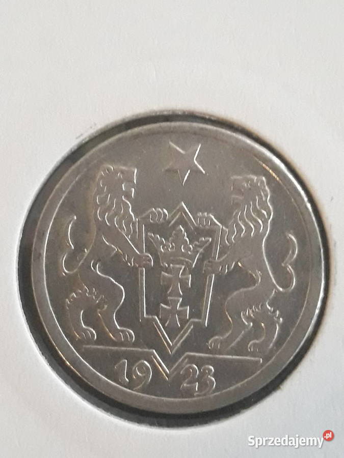 1 Gulden W M Gdańsk 1923 r 3 oryginał piękny Konin sprzedam