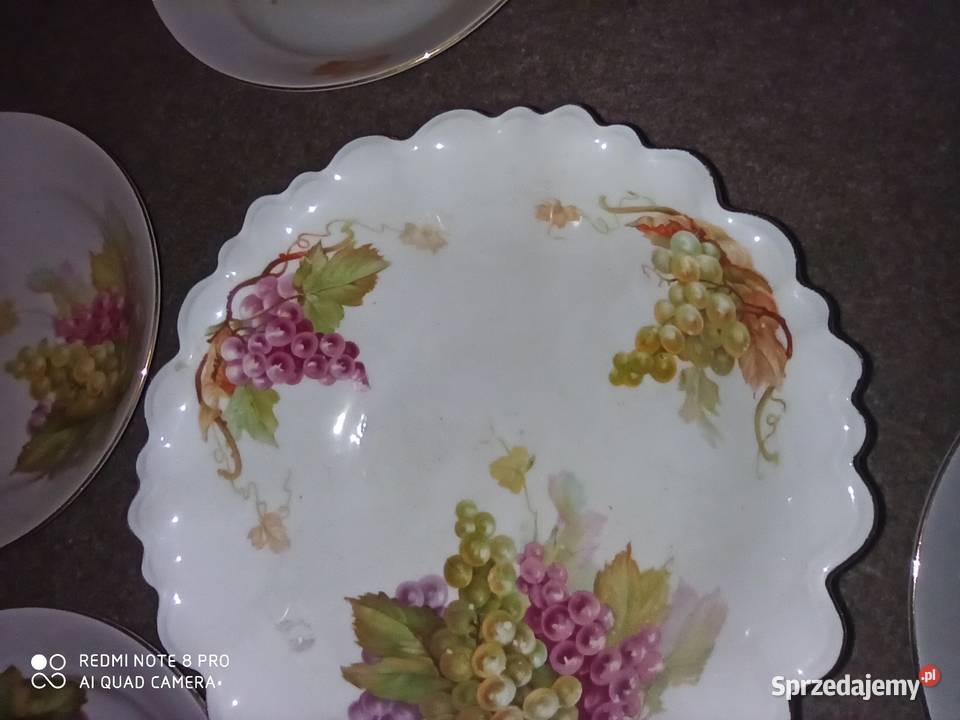 Porcelanowa misa z winogromi
Z 6 miseczkami pomorskie Gdańsk