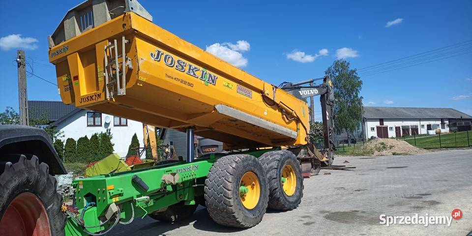 Przyczepa Joskin trans ktp 22 50 skorupa mulda Zambrów