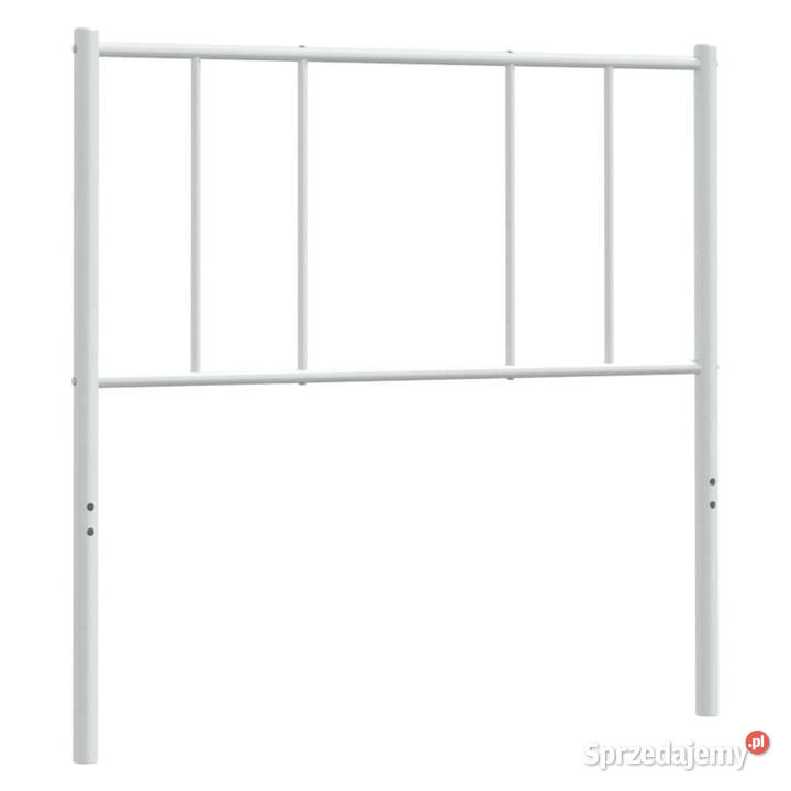 Metalowe wezgłowie białe 80 WM352556 Warszawa