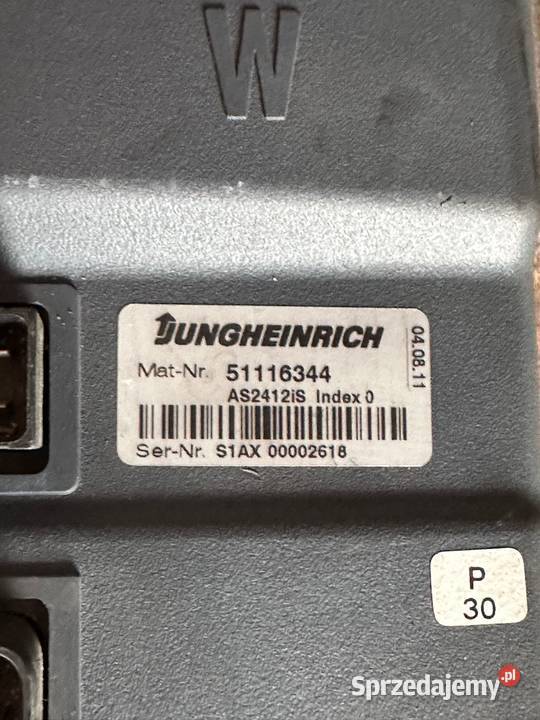 Sterownik JUNGHEINRICH AS242iS index O Mat Układ elektryczny i zapłon Antonie