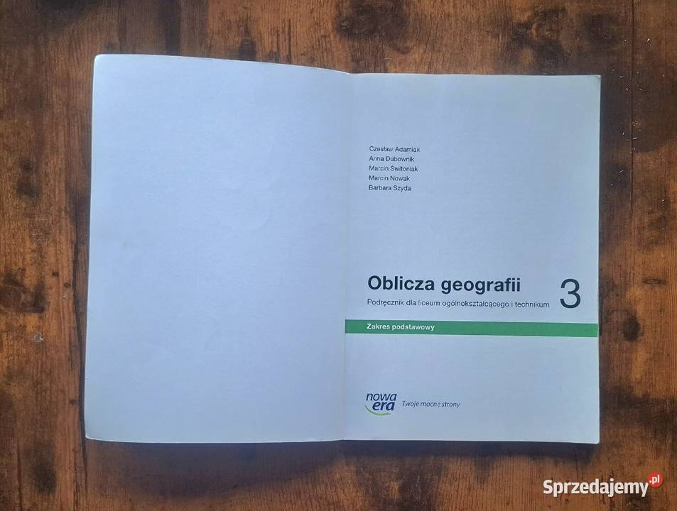 Podręcznik Oblicze geografii 3 Nowa Era Zakres Drawsko