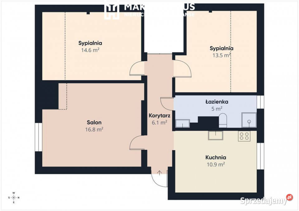 Przestronne 3 pokoje w pięknej kamienicy
