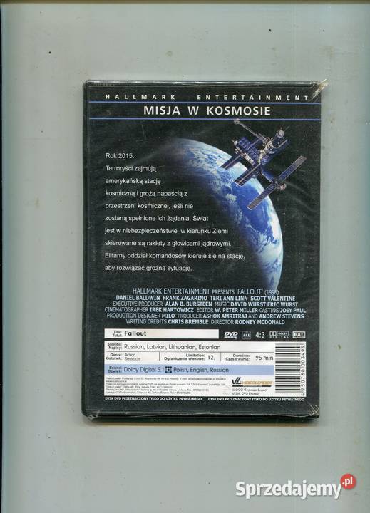 Misja w Kosmosie Film DVD Szczecin sprzedam