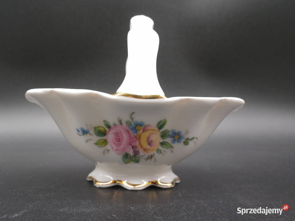 Porcelanowy Koszyczek GEROLDTETTAU Bavaria Antyki, Sztuka, Kolekcje Raszków