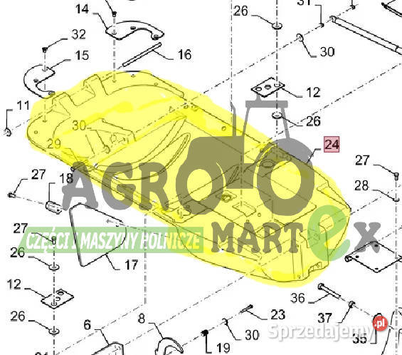 84446128 ROZDZIELACZ L06 CNH Wichrów