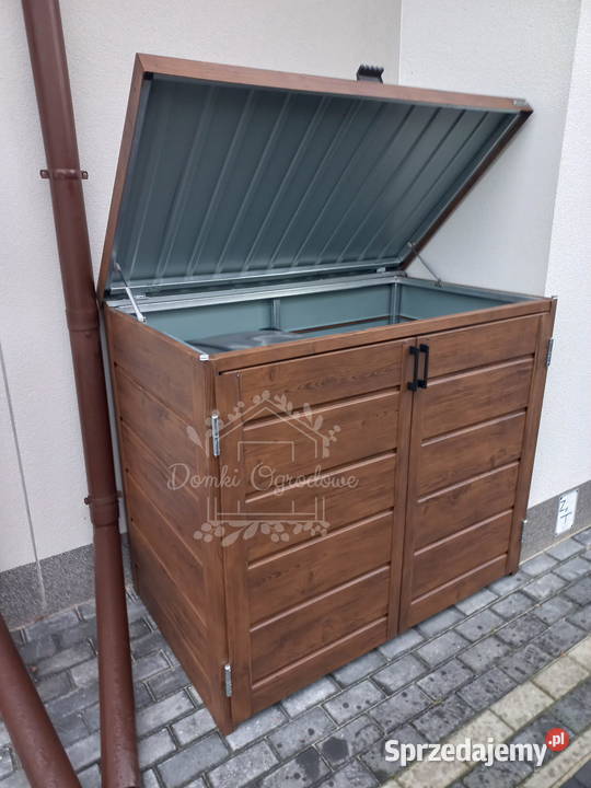 Zabudowa koszy na śmieci wiata śmietnikowa Gryfice