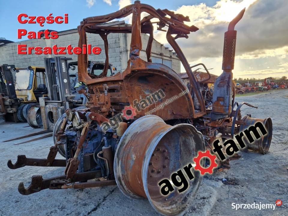 Fendt 716 S4 części silnik skrzynia biegów oś Byków