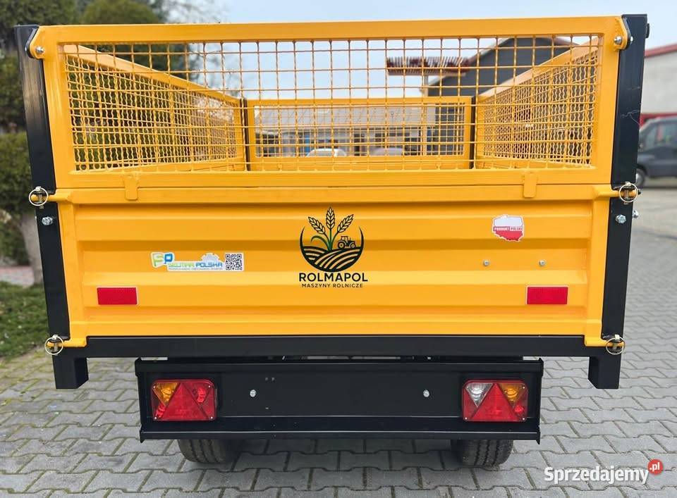 Przyczepa dwuosiowa 25t z wywrotem do tyłu lubelskie