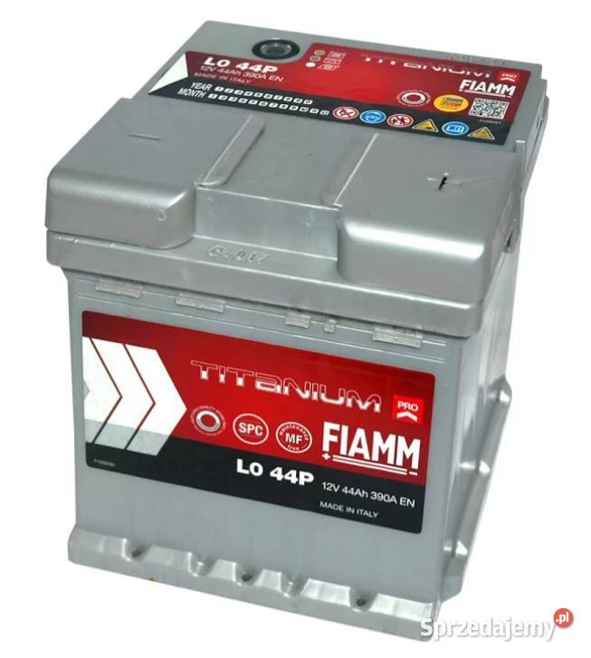 Akumulator FIAMM TITANIUM PRO FIAT 12V 44Ah 390A Wałbrzych