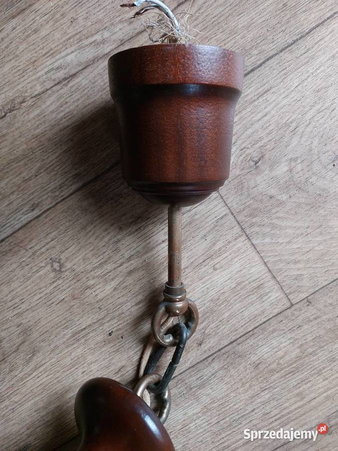 Żyrandol PRL vintage Lubliniec