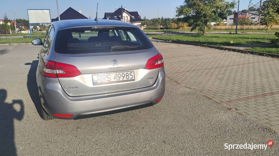 Peugeot 308sw 16BlueHdi bez adblue możliwa srebrny Czarna Sędziszowska