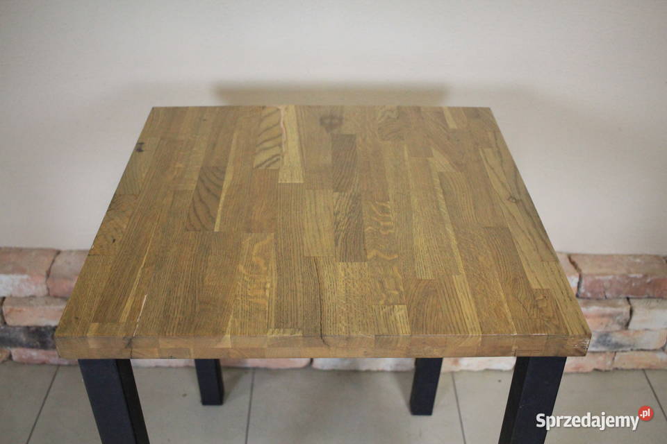 Stół do lokalu blat lity dąb klejony 3 sztuki Pszczyna