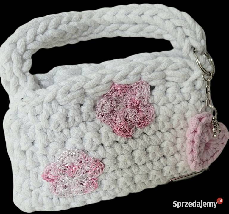 Torebeczka dziewczynki ręcznie wykonana 18cm Krzywaczka