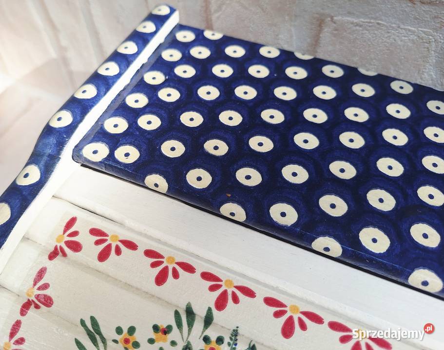 Chlebak z drewna bukowego decoupage Bolesławiec Halinów sprzedam