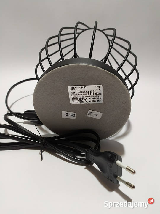 Lampa stołowa druciak NEWTOWN 49481 EGLO Sanok sprzedam