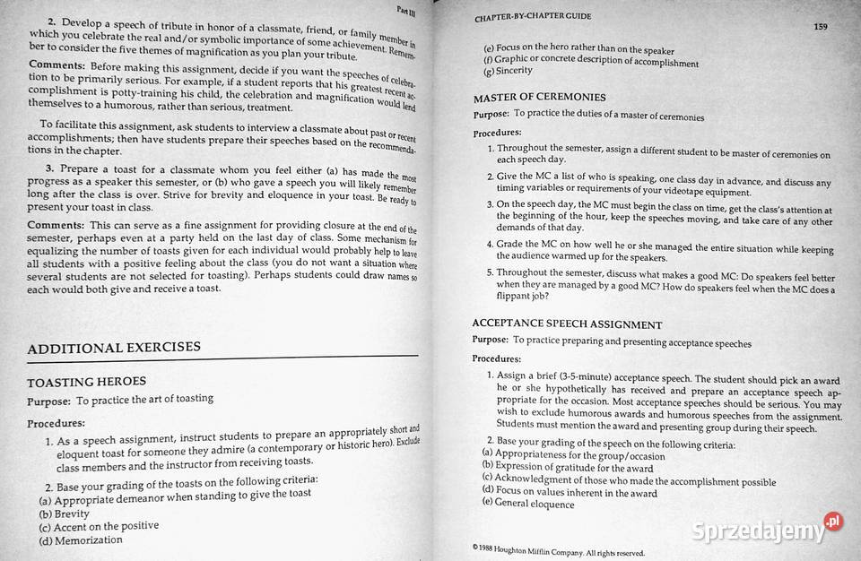 Public Speaking Instructors Resource Guide Chełm