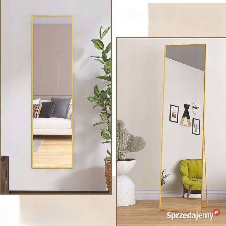 Lustro AUFHELLEN stojące prostokąt rama metal 50