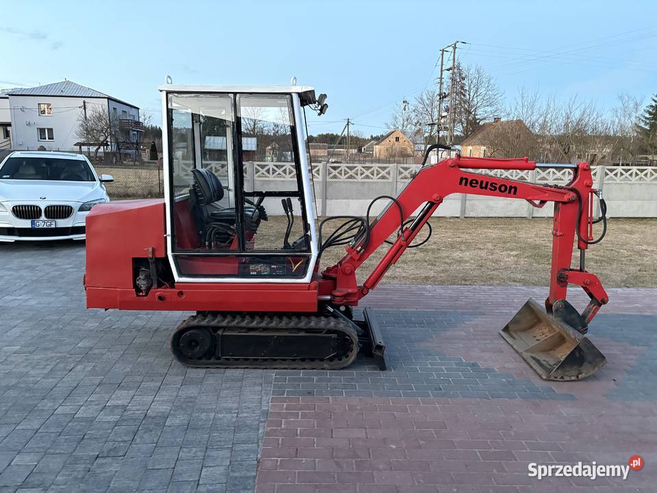 Minikoparka Neuson 2T silnik VW 2 biegi podlaskie Grajewo