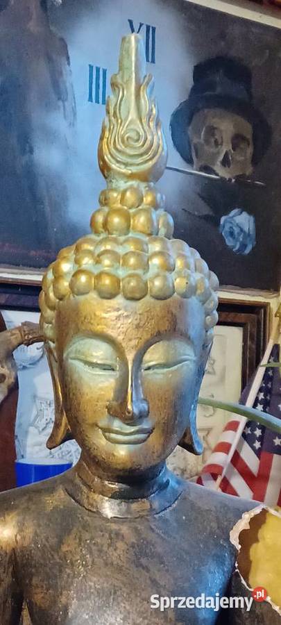 BUDDA POSTUMENT Z ŻYWICY 118 WYSOKI CIĘZKI MA
